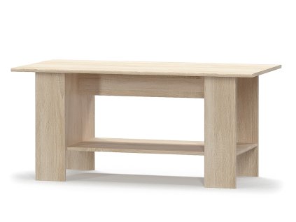 Lacný konferenčný stolík OLINO, dub sonoma