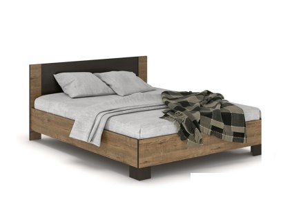 Manželská posteľ 160 VALENTÍNA, dub dub/wenge