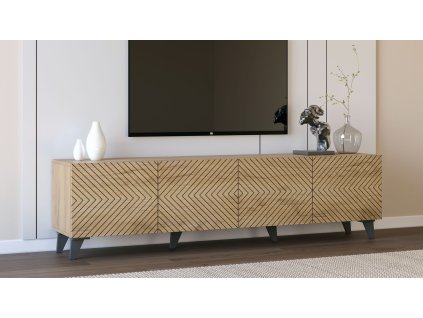 TV stolík MOLLY 2, dub Artisan