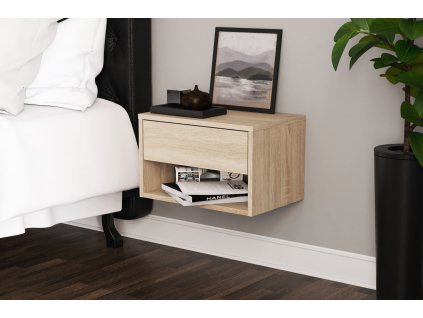 Nocný stolík CAMILA, dub sonoma