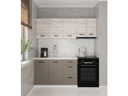 Kuchynská zostava 180 VANESA, artwood/toffi