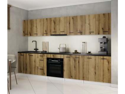 Kuchynská zostava 320 VANESA, dub evoke