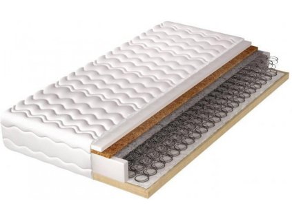 Pružinový matrac na dr.ráme-180x200 VEĽVETIE PLUS