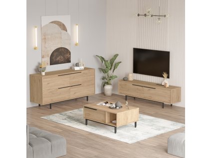 Obývacia zostava so skrinkou LONNY 20, sepet