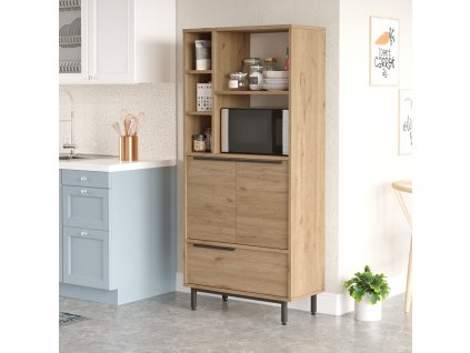 Vysoká skrinka na mikrovlnku LONNY 9, sepet