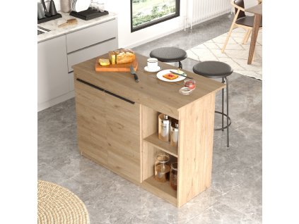 Kuchynský ostrovček CORRY 2, biela