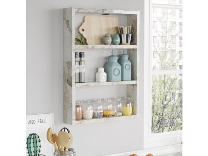 Nástenná polica PERA 1, mramor