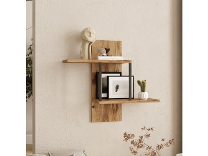 Nástenná polica VEGY 14, borovica