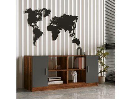 Office skrinka VARIO 6, baroko/antracit