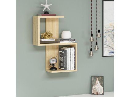 Závesná polica DIGIT, dub