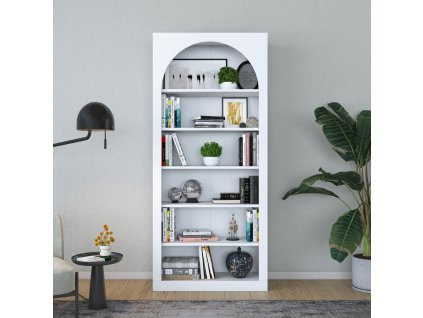 Policový regál TUBE, biela