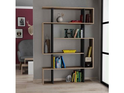 10838 moderne dizajnove regal kniznica dub antracit zoila c46gslpkp0n6wbj1