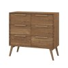 Zásuvková komoda LEA 13, dub rustikálny