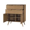 Kombinovaná komoda LEA 15, dub rustikálny