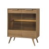 Vitrína LEA 16, dub rustikálny