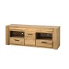 TV stolík so zásuvkami LEVET 25, dub Natura