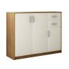 Komoda 3D2S ANES, dub sonoma/biela