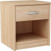Nočný stolík so zásuvkou MAREK 026, dub sonoma