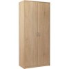 Dvojdverová skriňa s policami VILMA 2D PLUS, dub sonoma