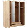 4-dverová skriňa so zrkadlom VILMA 4D2S, dub sonoma