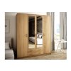 4-dverová skriňa so zrkadlom VILMA 4D2S, dub sonoma