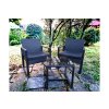 Malý záhradný set 2+1 KORFU, čierny