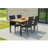 Záhradná zostava 4P+1 MATIAS, čierna