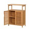 Bambusová kúpeľňová skrinka LINDA 2D, natural