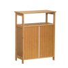 Bambusová kúpeľňová skrinka LINDA 2D, natural