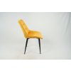 Jedálenská stolička TRISTE 2, žltý velvet