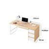 Štýlový písací stolík MELANY, biela/dub Sonoma