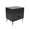 Nočný stolík na nožičkách PRIEST, antracit