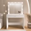 OMAR toaletny stolik s osvetlenim 1S biela