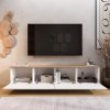 SMART TV stolik na nozickach 4D biela 2