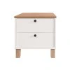 SMART nocny stolik na nozickach biela M