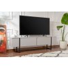 TV stolík na nožičkách FASE, šedá / čierna