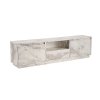 Štýlový TV stolík FACE, mramor freesia