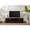 Štýlový TV stolík FACE, čierne drevo
