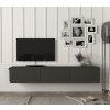 TV stolík na stenu DOMEL, antracit