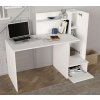 Písací stôl SHELDON, biela