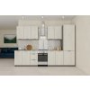 Moderná kuchynská linka 260 OLIVIA, white craft oak