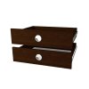Sada 2 šuplíkov 600/600 DRAWERS, wenge