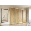 Štvordverová šatníková skriňa Š280/v220 SIGAMI, dub Artisan