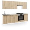 Kuchynská linka 250 FORESTA, dub sonoma-biela