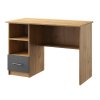 Písací stôl N04 KANTOR KIT, antracit / dub Apalačský, ľavý