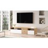 TV skrinka FREY 5, farba borovice + biela