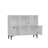Trojdverová komoda POLAND, biela
