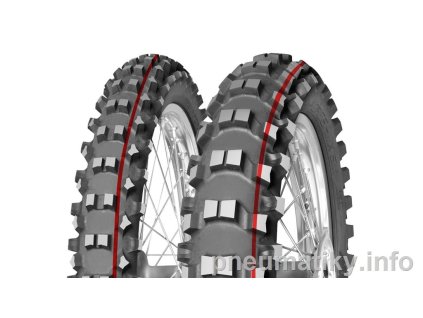MITAS TERRA FORCE-MX MH MEDIUM HARD TERRAIN RED/ GREEN / 120/80-19 63M