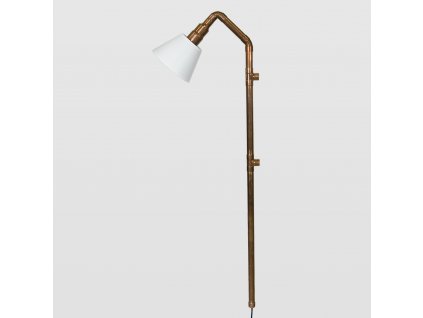 Lampa Wand měděná velká se stínidlem