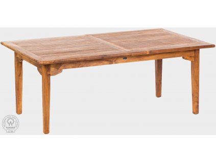 Teakový stůl rozkládací 120x200-300 cm ELEGANTE II